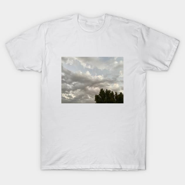 CLOUDY SKY WITH TREES T-Shirt by SpHu24